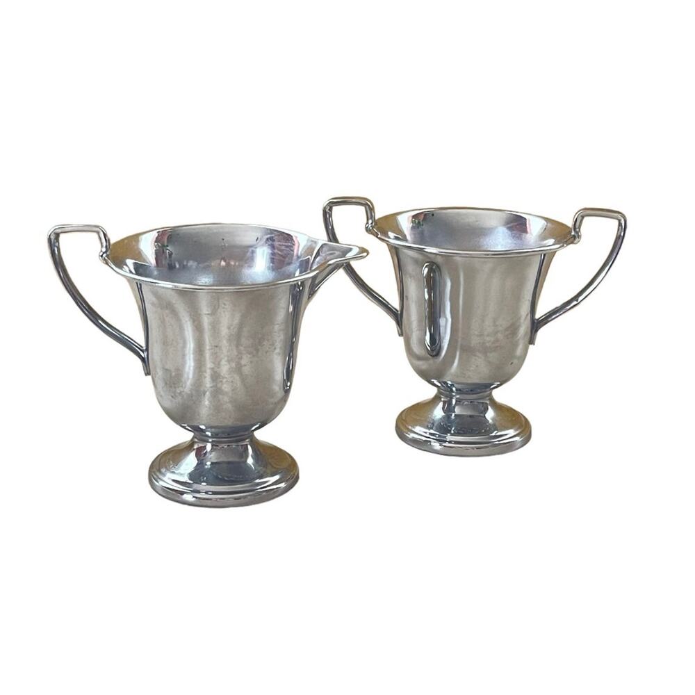 Farberware NY Stainless Steel Sugar & Creamer